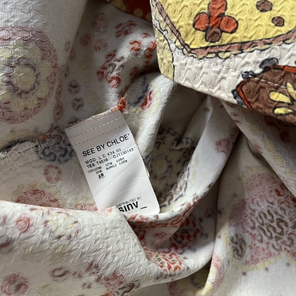 See By Chloe Retro Print Blouse - Picture 9 of 10